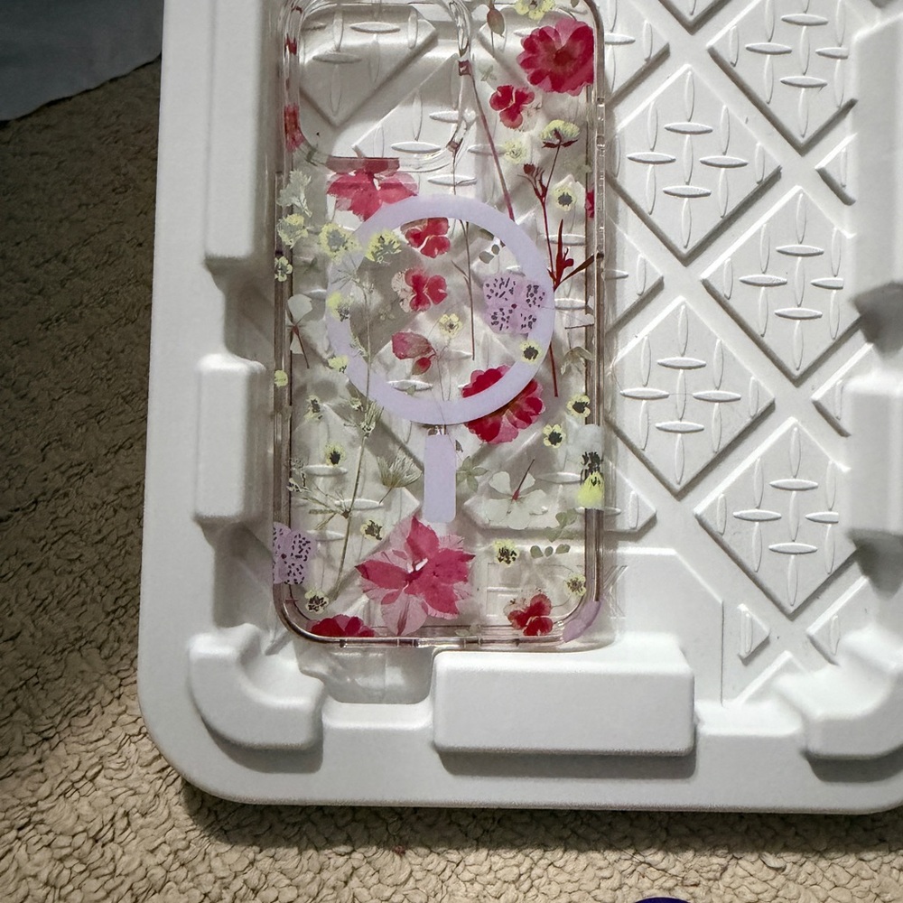 Floral Clear Phone Case